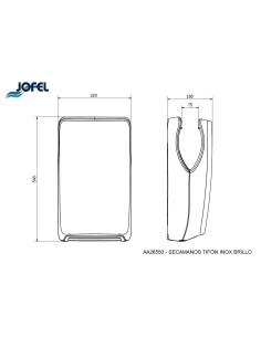 SECAMANOS JET TIFÓN ALTO RENDIMIENTO INOX BRILLO AA26550 2