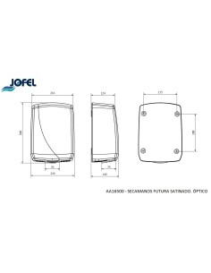 SECAMANOS FUTURA SATINADO. ÓPTICO AA16500 2