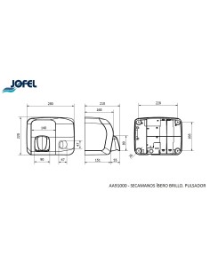SECAMANOS ÍBERO BRILLO PULSADOR AA91000 2