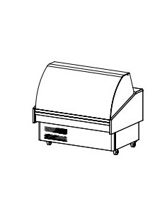 SERIE VITRINA EXPOSITORA REFRIGERADA PESCADO O MARISCO EEC 1505x0,84x1,13 mm 2