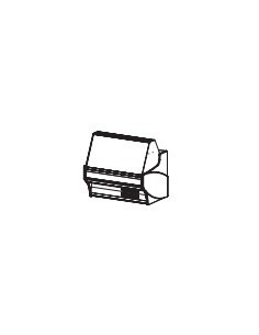VITRINA EXPOSITORA MODULAR VE-10 CON RESERVA CRISTAL RECTO 1305x0,98x0,93 mm 2