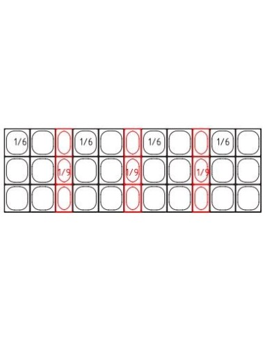 Mesa fría GN 1/1 Compacta Kebab 4 Puertas 1825x700x890