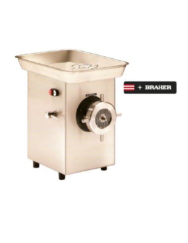 Picadora de Carne 82,5 mm Inoxidable Monofásico Ø BRAHER