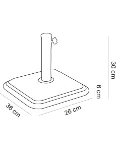 BASE PARASOL TH11 CEMENTO PINTADO 2