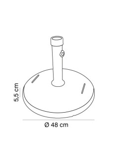 BASE PARASOL TH22 CEMENTO PINTADO 2