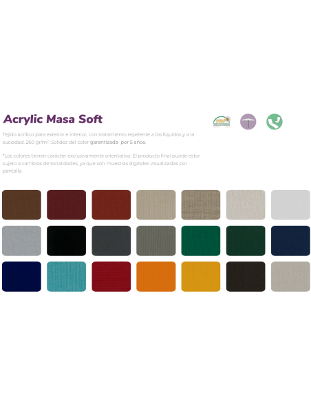 PARASOL "URBAN" 1,55x1,55 m CU815