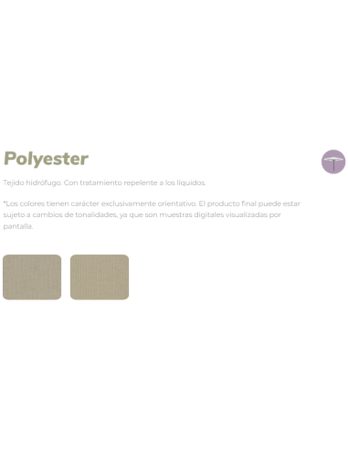 PARASOL "LATERAL" 3x3 m 878