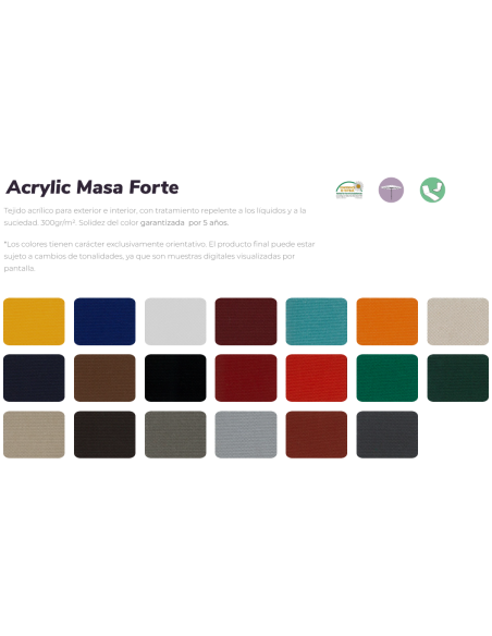 PARASOL "GIANT" 4x4 m 864