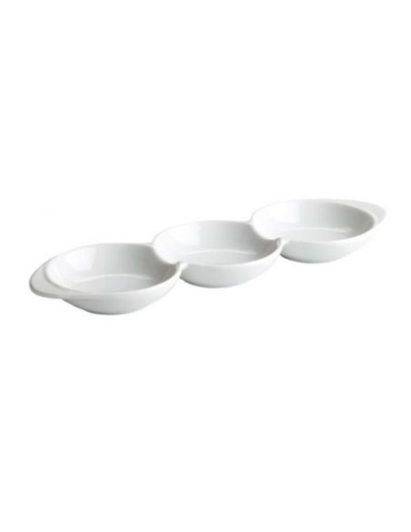 BANDEJA 3 COMPARTIMENTOS 29x9x2.5 CM. (48 UDS)