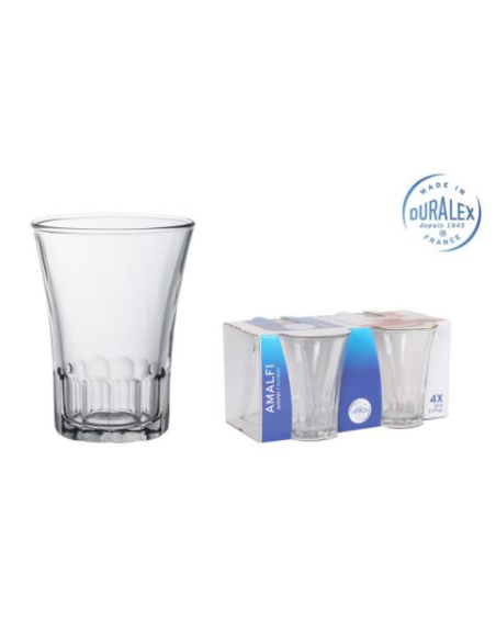 SET 4 VASOS TRANSPARENTE 21cl AMALFI (48 UDS)