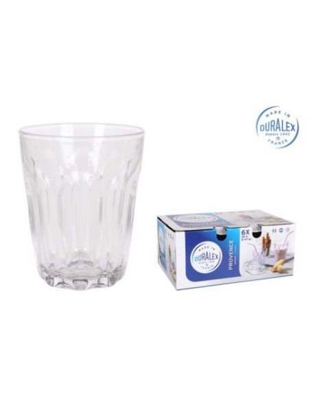 SET 6 VASOS TRANSP. 25cl PROVENCE (72 UDS)
