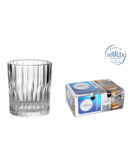 SET 6 VASOS TRANSPARENTE 22cl MANHATTAN (72 UDS)