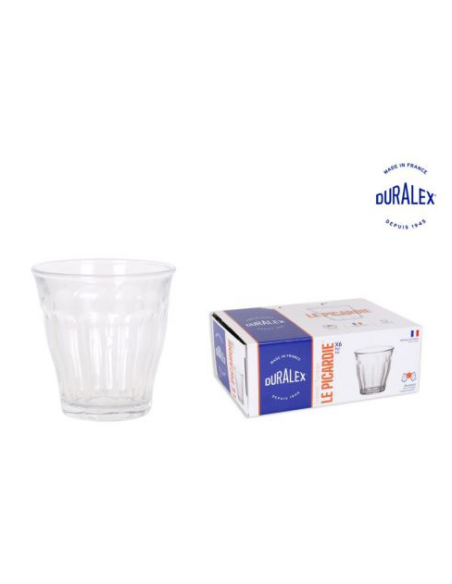 SET 6 VASOS TRANSPARENTE 90cc PICARDIE (144 UDS)