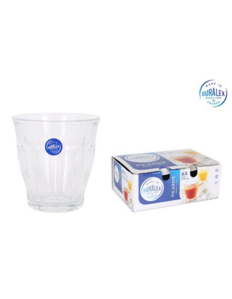 SET 6 VASOS TRANSPARENTE 16cl PICARDIE (72 UDS)