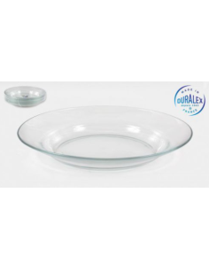 PLATO HONDO TRANSP. 23cm LYS (24 UDS)