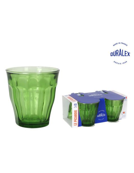 EK SP SET 4 VASOS 25cl VERDES PICARDIE (48 UDS)