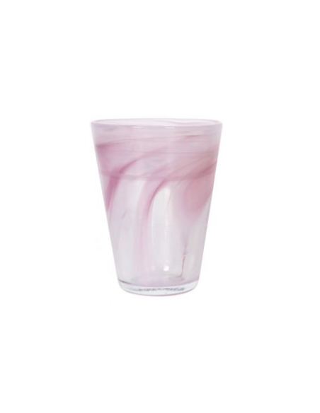 VASO REFRESCO SIRTAKY ROSA 31cl 9.2x12.5cm (12 UDS)