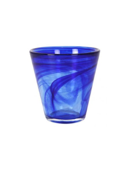 VASO AGUA SIRTAKY COBALTO 28cl 9.5x10cm (12 UDS)