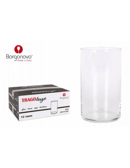 11912222 VASO VIDRIO 62 cl TRAGOlargo (12 UDS)