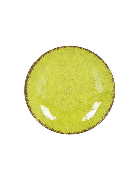 36 PLATO LLANO PISTACHO GUAYABA 25.5x4cm (12 UDS)