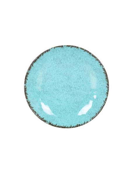 36 PLATO LLANO AZUL GUAYABA 25.5x4cm (12 UDS)