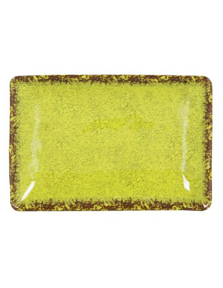 24 BANDEJA RECT. PISTACHO GUAYABA 30x21x3.5cm (6 UDS)
