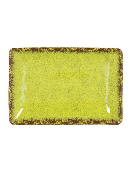 48 BANDEJA RECT. PISTACHO GUAYABA 25x17x3.5cm (12 UDS)