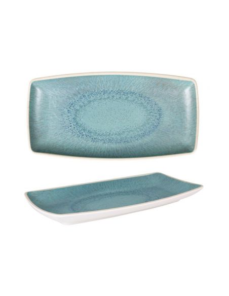 36 BANDEJA RECT.AXARQUIA CELESTE 33x17x3cm (12 UDS)