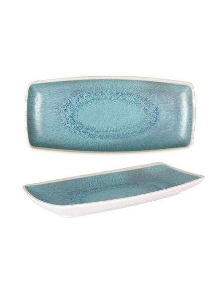 96 BANDEJA RECT.AXARQUIA CELESTE 24x11x25cm (12 UDS)