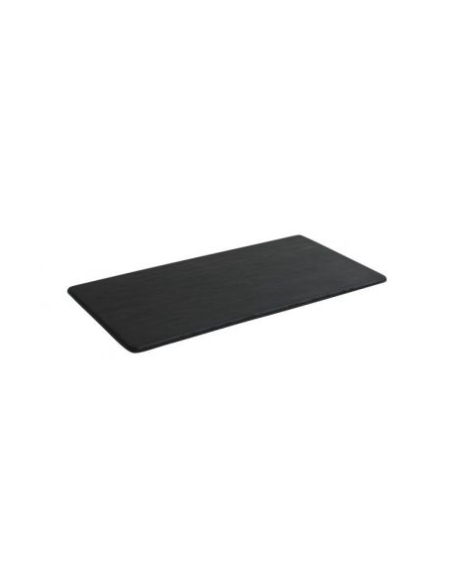 BANDEJA RECT AFRICA NEGRO 30x16x0.5cm (6 UDS)