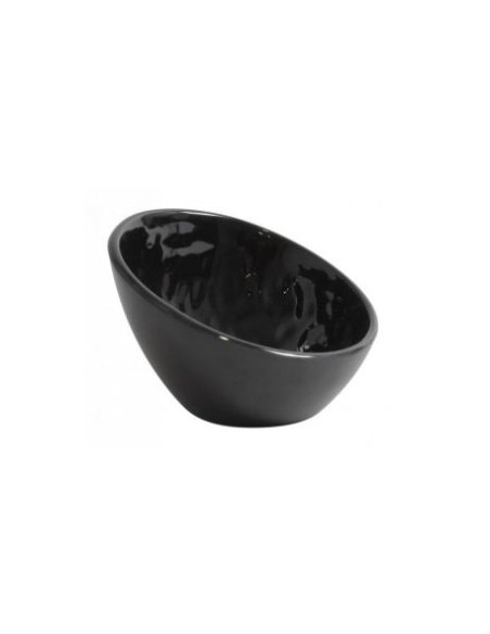 BOWL OVAL MAMBA NEGRO 13.4x12.7x8.4cm (24 UDS)