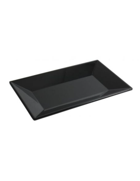BANDEJA RECT MING NEGRO 30.5x19x3cm (6 UDS)