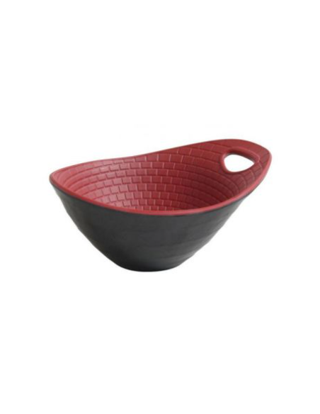 BOWL PERPIGNAN 17x14x8cm NEGROROJO 36cl (12 UDS)
