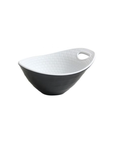 BOWL PERPIGNAN 17x14x8cm NEGROBLANCO (12 UDS)