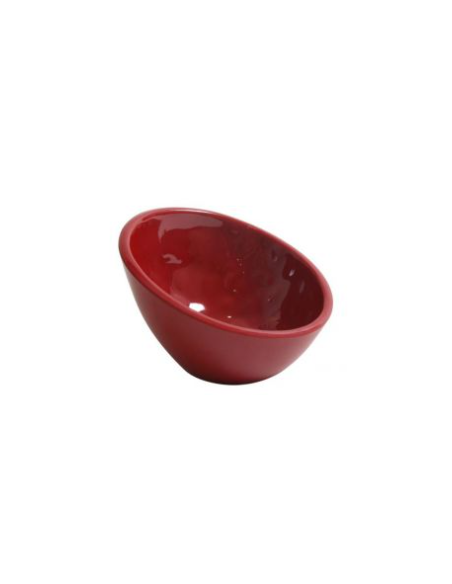 BOWL OVAL MAMBA ROJO 10.6x10.2x6.8cm 8.5cl (48 UDS)