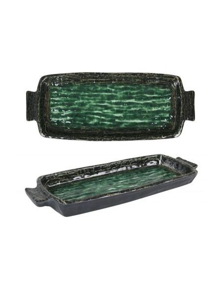 12 BANDEJA RECTANGULAR ISORA 35x14x3cm (6 UDS)