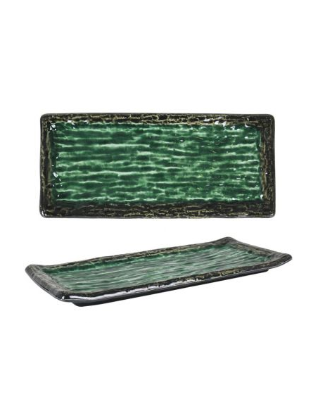 12 BANDEJA RECTANGULAR ISORA 38x17x3cm (6 UDS)