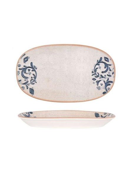 FUENTE OVAL GOURMET LAUDUM 29x17.6x3.2cm (6 UDS)