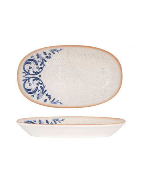 FUENTE OVAL GOURMET LAUDUM 24x14x3cm (12 UDS)