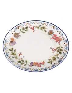 BANDEJA OVAL SPRING 31x24x2.5cm (6 UDS)