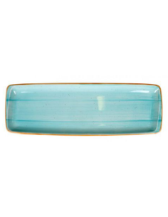 BANDEJA RECTANGULAR MOOVE AQUA 48x15cm (6 UDS)