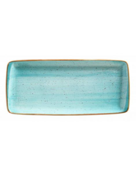 BANDEJA RECTANGULAR AQUA MOOVE 34x15cm (12 UDS)