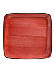 PLATO LLANO 27 X 25CM PASSION MOOVE RED (6 UDS)