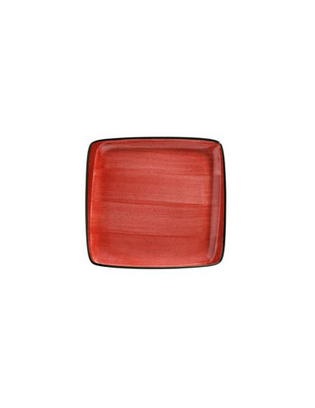 PLATO POSTRE 22 X 20CM PASSION MOOVE RED (12 UDS)