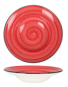 PLATO PASTA PASSION RED 27cm (6 UDS)