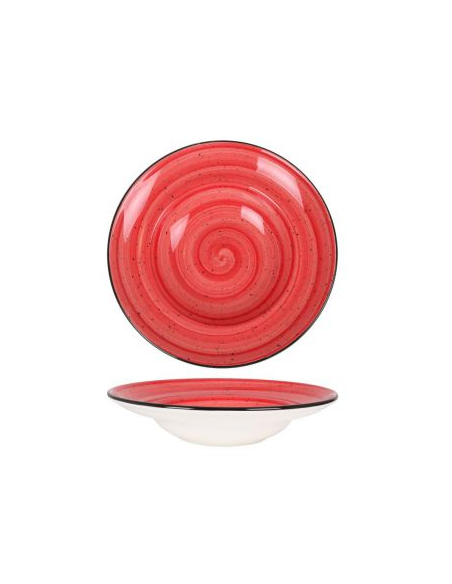 PLATO PASTA PASSION RED 27cm (6 UDS)