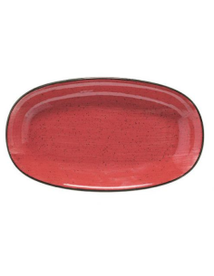 FUENTE OVAL 34X19.5CM PASSION RED (6 UDS)