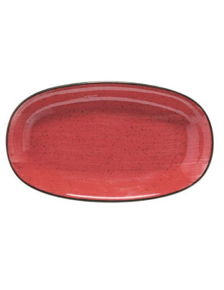 FUENTE OVAL 34X19.5CM PASSION RED (6 UDS)