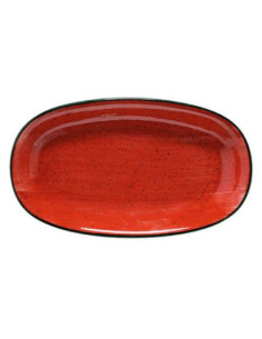 FUENTE OVAL 24X14.2CM PASSION RED (12 UDS)