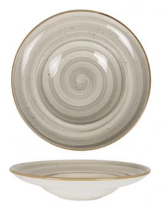 PLATO PASTA 30CM TERRAIN BROWN (6 UDS)